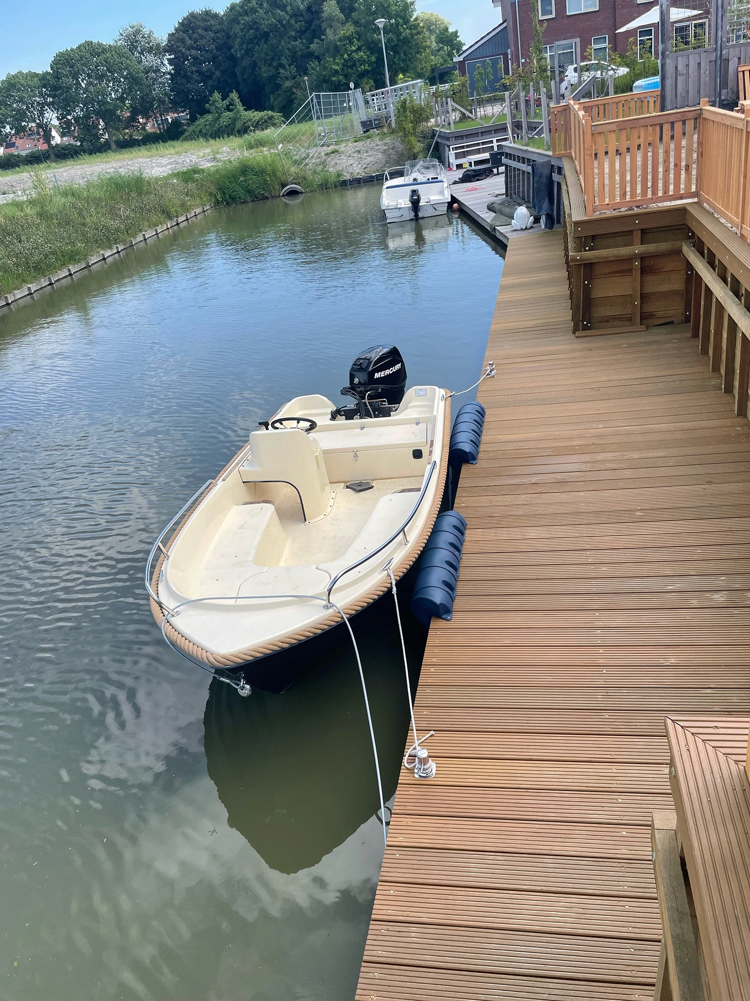 Bankirai Vlonderplank 2.1 x 14.5 cm (21 x 145 mm) Groef/Glad - Lengte 457 cm - Afbeelding 9